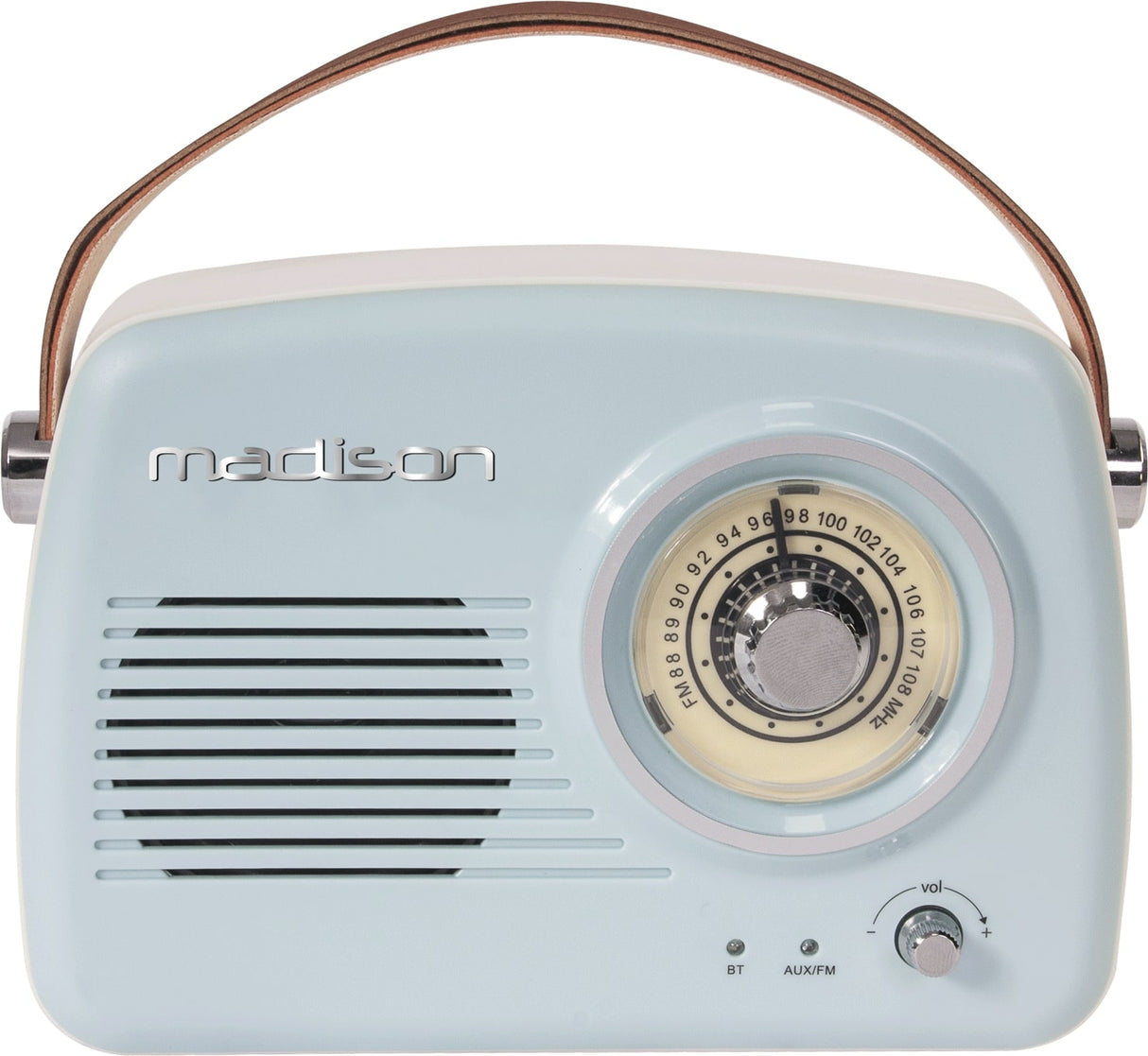 Madison Retro Radio mit Bluetooth (Hellblau)