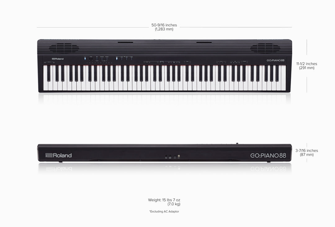 Roland GO:PIANO88PX Keyboard (Schwarz)