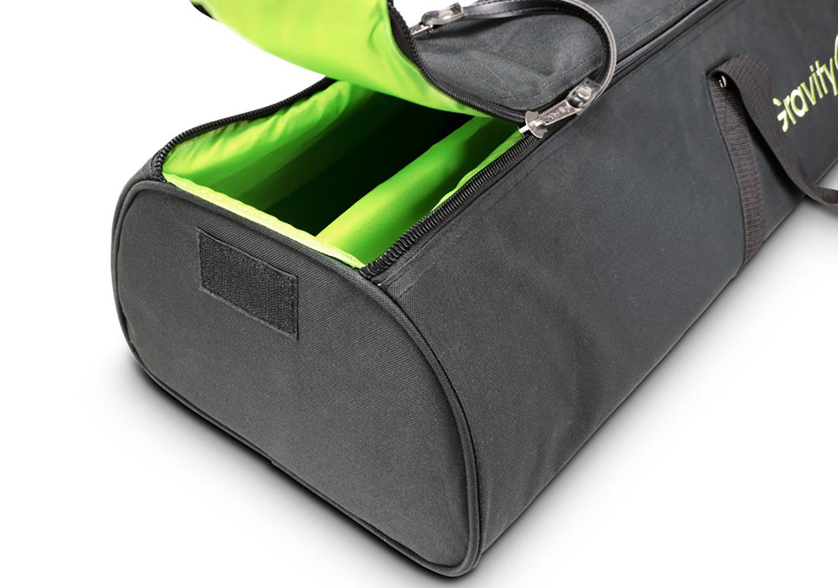 Gravity bag for 2 speaker stand
