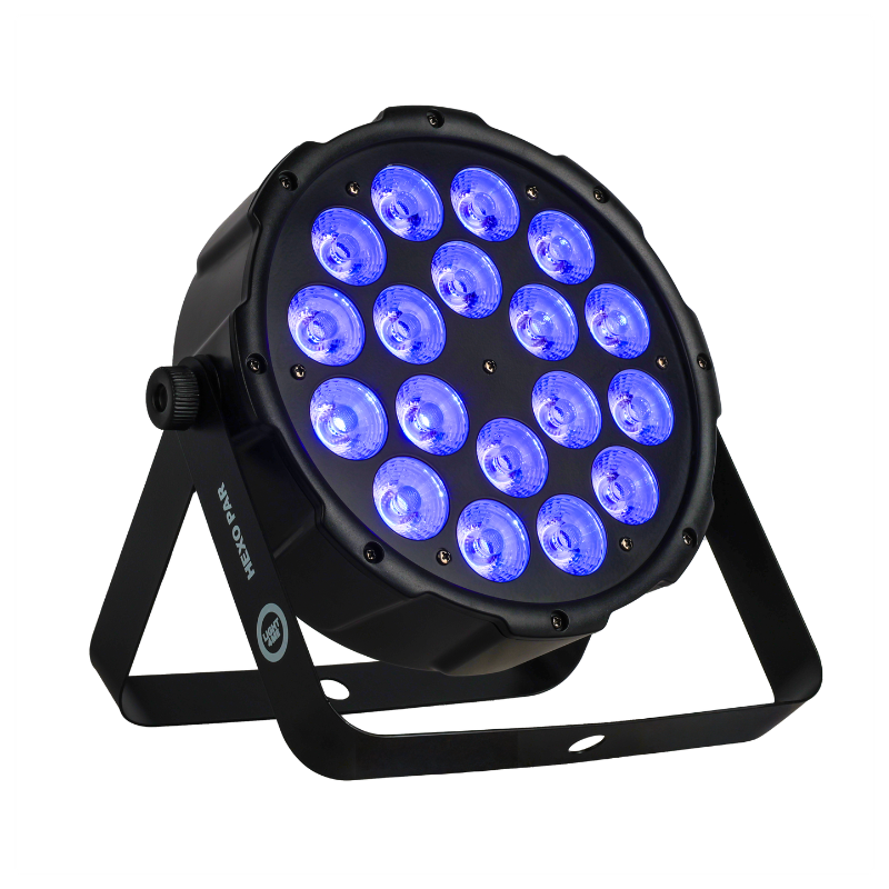 Light4Me Hexo PAR 18x12W RGBWA-UV LED PAR Scheinwerfer