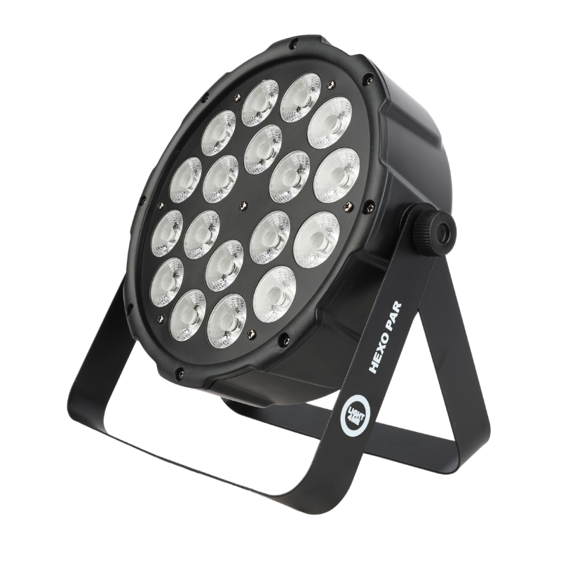 Light4Me Hexo PAR 18x12W RGBWA-UV LED PAR Scheinwerfer