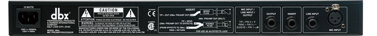 DBX 286 Microphone Preamp