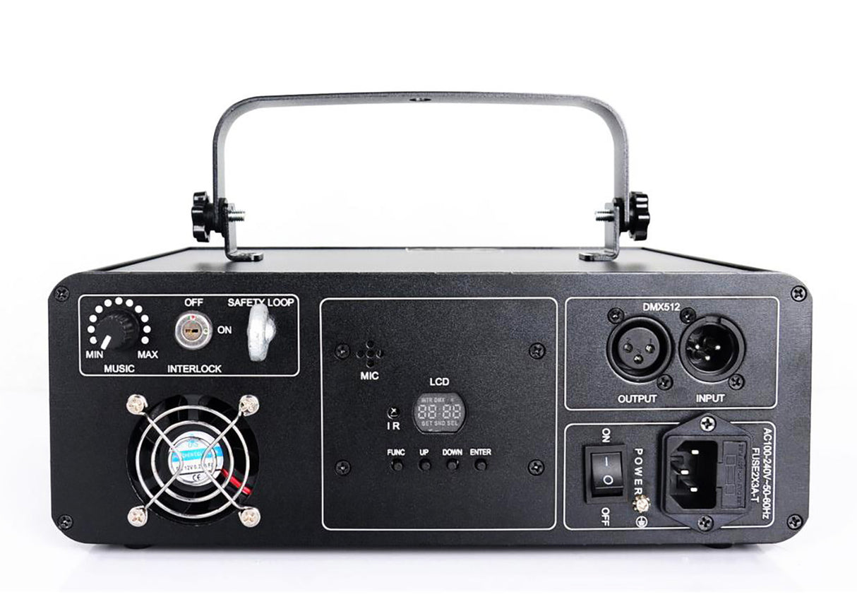 Ibiza Laserlicht mit DMX (RGB, 500MW)