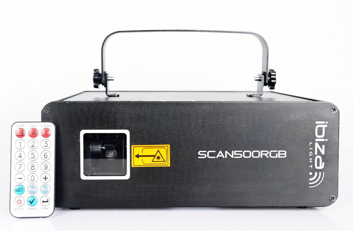 Ibiza Laserlicht mit DMX (RGB, 500MW)