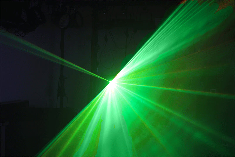 Ibiza Laserlicht mit DMX (Grün, 60MW)