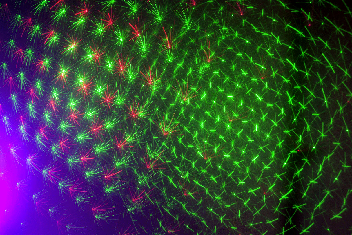 Ibiza LED Lichtleiste Mondblume, Laser und Strobe