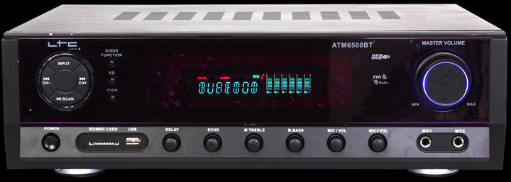 LTC ATM6500BT HI-FI-Verstärker mit Bluetooth (2x50W)