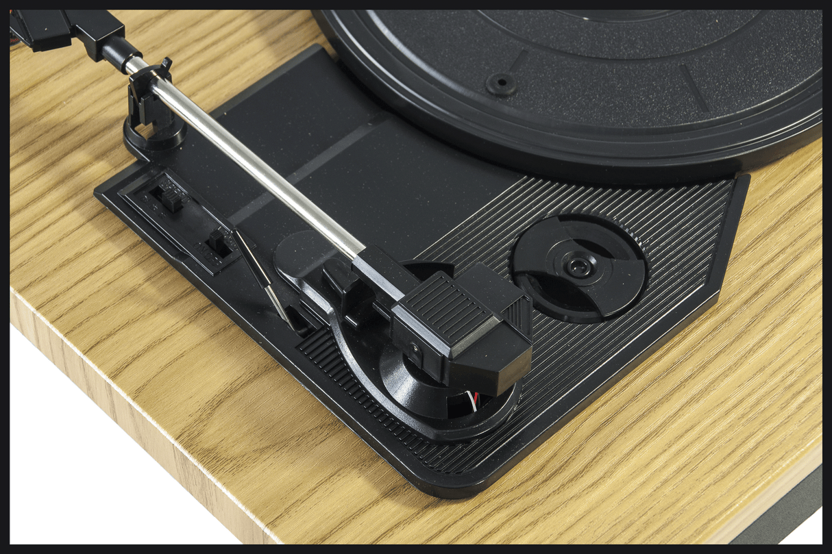 Madison Plattenspieler mit USB & Bluetooth (Holz)