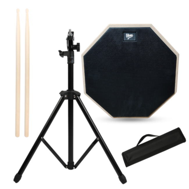 V-TONE PDS1 BK Schwarzes Übungstrommelpad