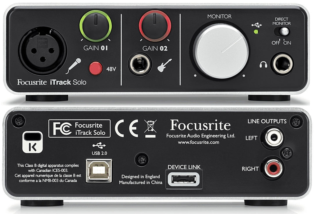 Focusrite iTrack Solo Lightning Audiointerface