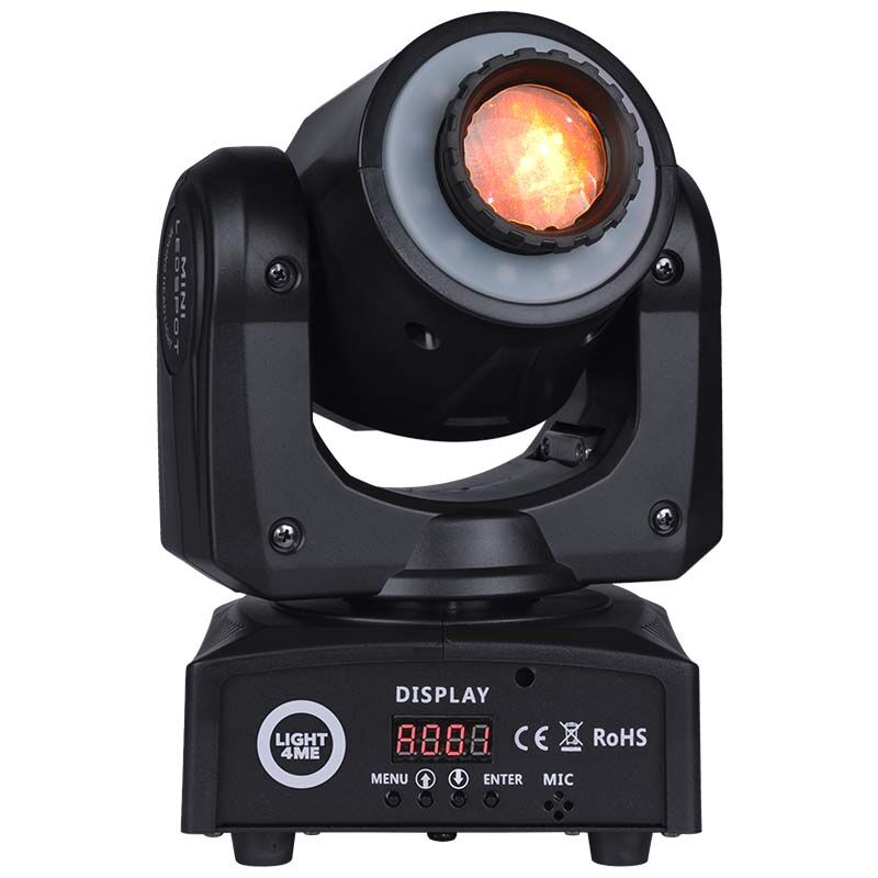 LIGHT4ME 30 SPOT RING tragbares kleines moving head LED