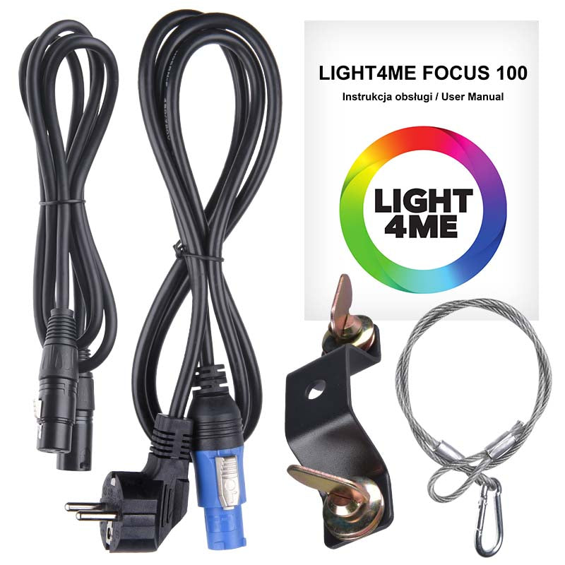 LIGHT4ME FOCUS 100 SPOT PRISME LED-bevægeligt hoved