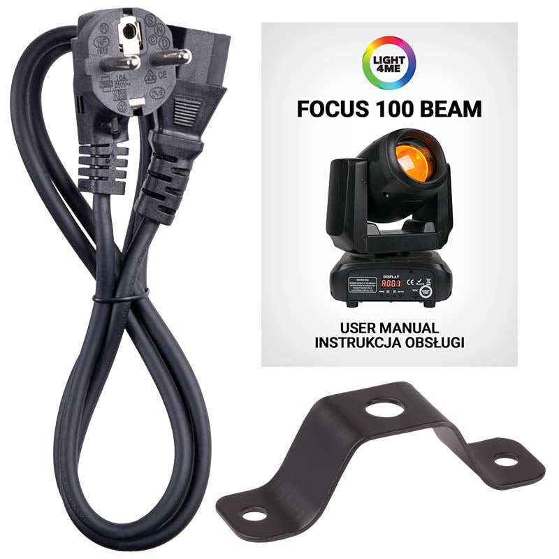 LIGHT4ME FOCUS 100 BEAM LED-moving head