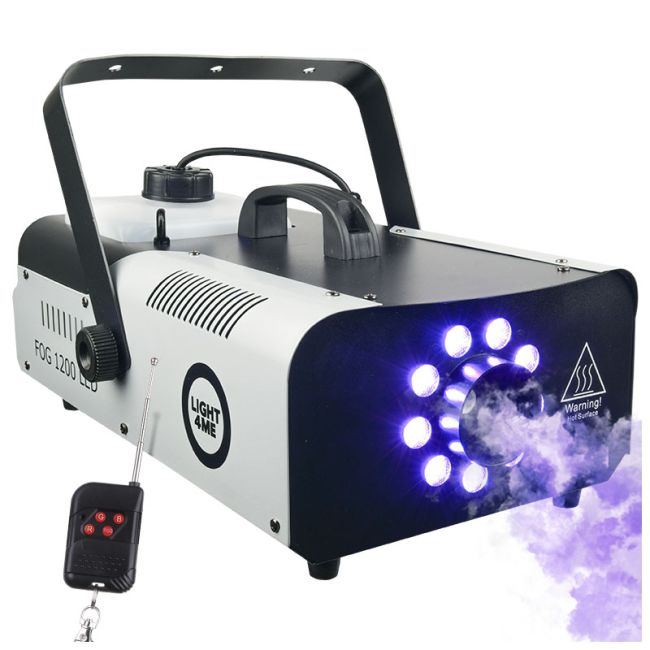 Light4Me Fog 1200 LED Nebelmaschine 1200W mit RGB LED & DMX