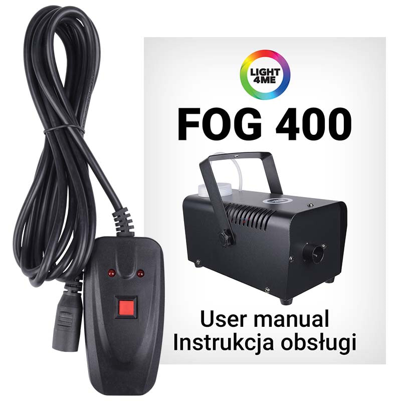 LIGHT4ME FOG 400 røgmaskine effektgenerator