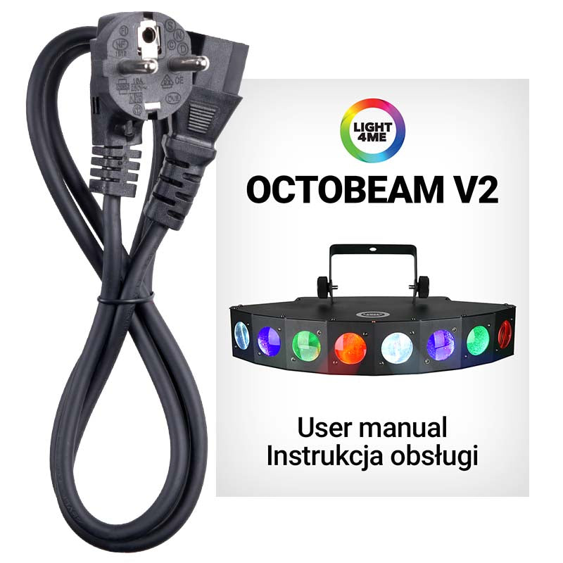 LIGHT4ME OCTOBEAM V2 Discoeffekt LED Bühnenspotlight
