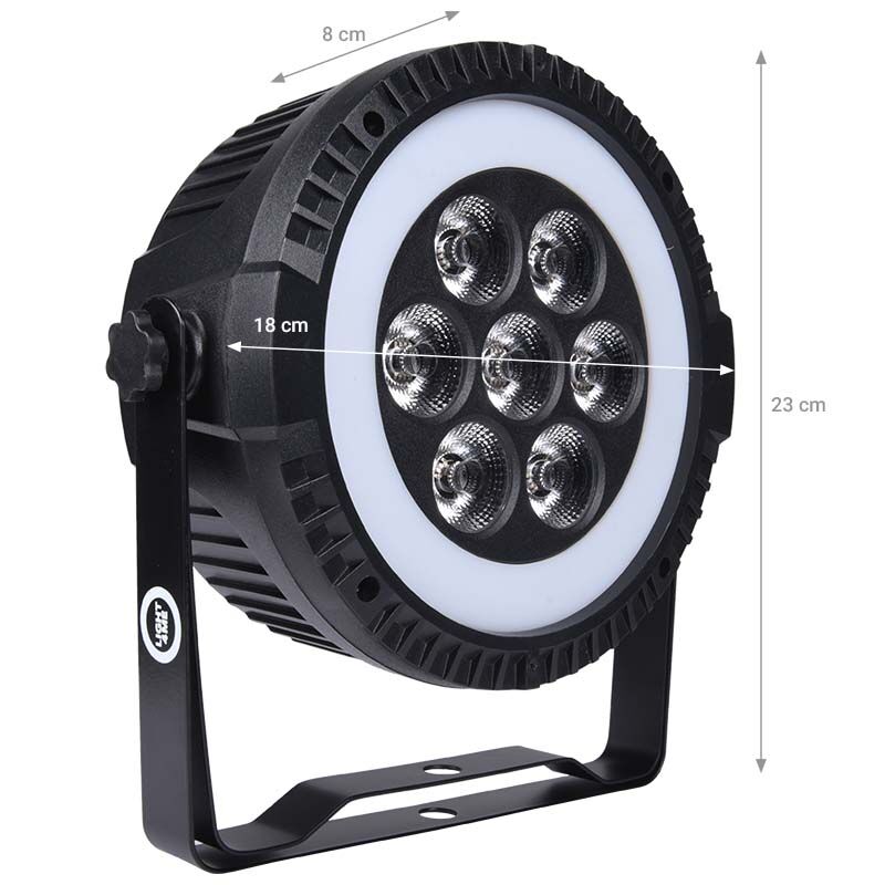 LIGHT4ME RINGO PAR LED PAR Spot mit LED Ring und Fernbedienung