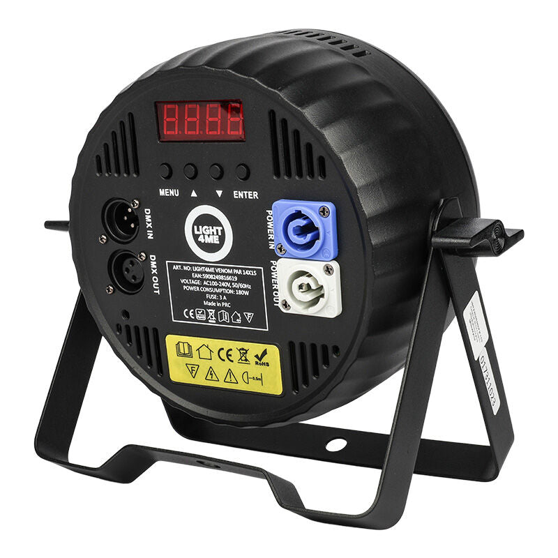 Light4Me Venom PAR 14x15 RGBW LED PAR Spotlight