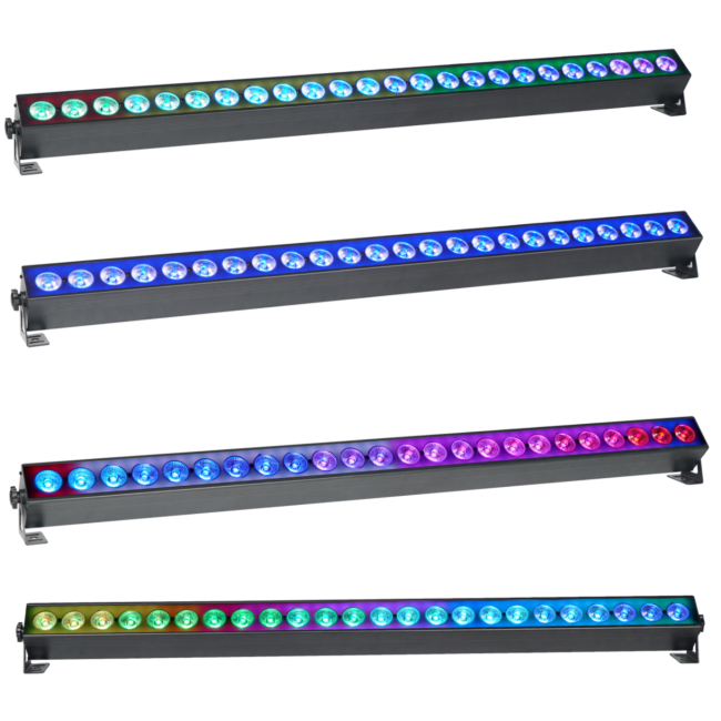 LIGHT4ME AURA PIXEL BAR 24x3W RGBW LED-lys