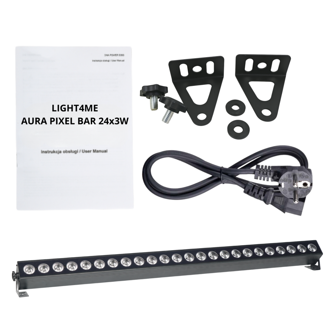 LIGHT4ME AURA PIXEL BAR 24x3W RGBW LED-Licht