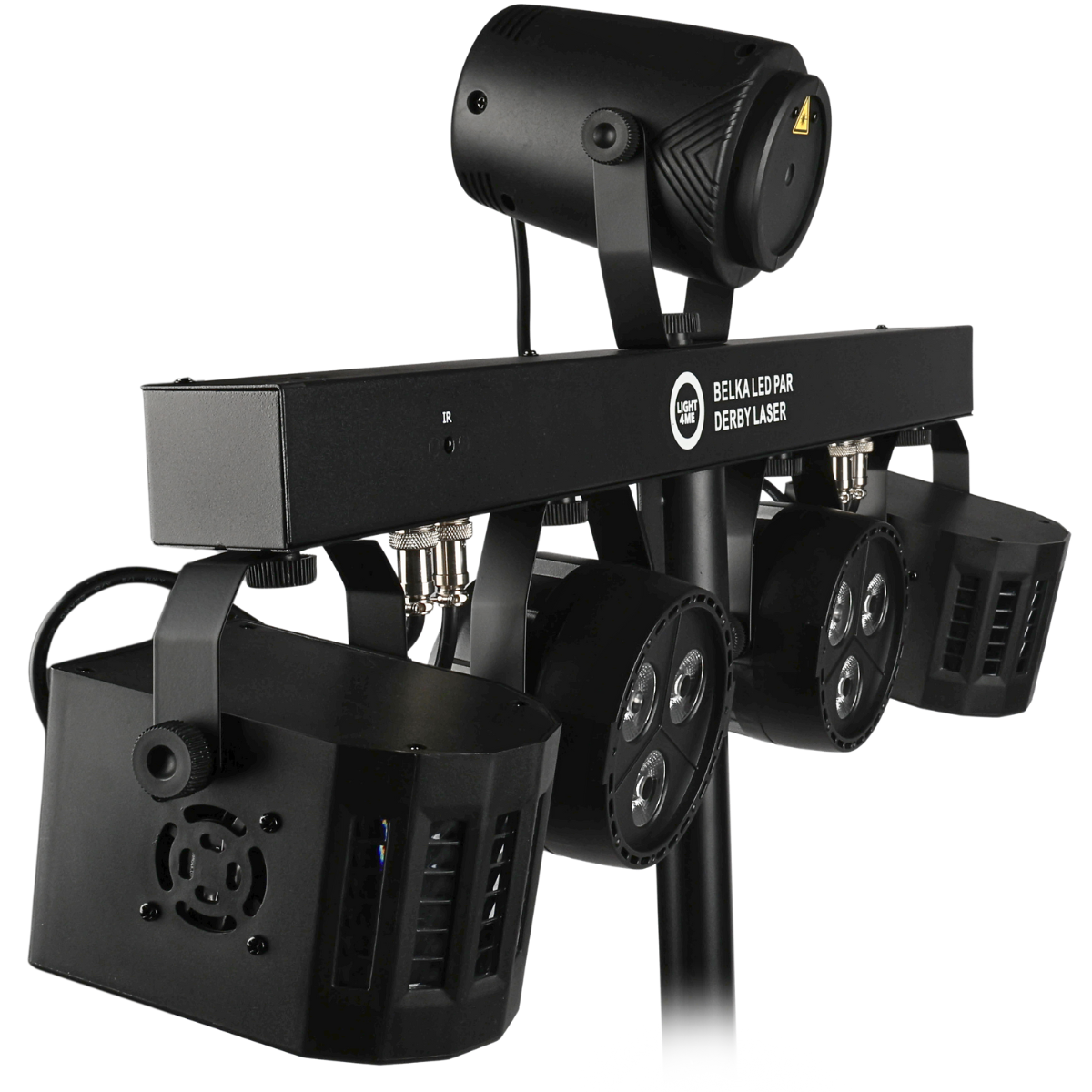 Light4Me T-Bar LED Par Derby Laser MultiBar