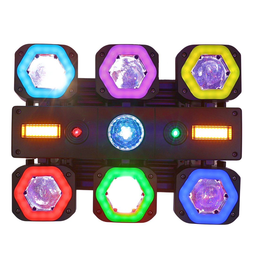 LIGHT4ME CLUBMIX bewegliche Multieffektbeleuchtung