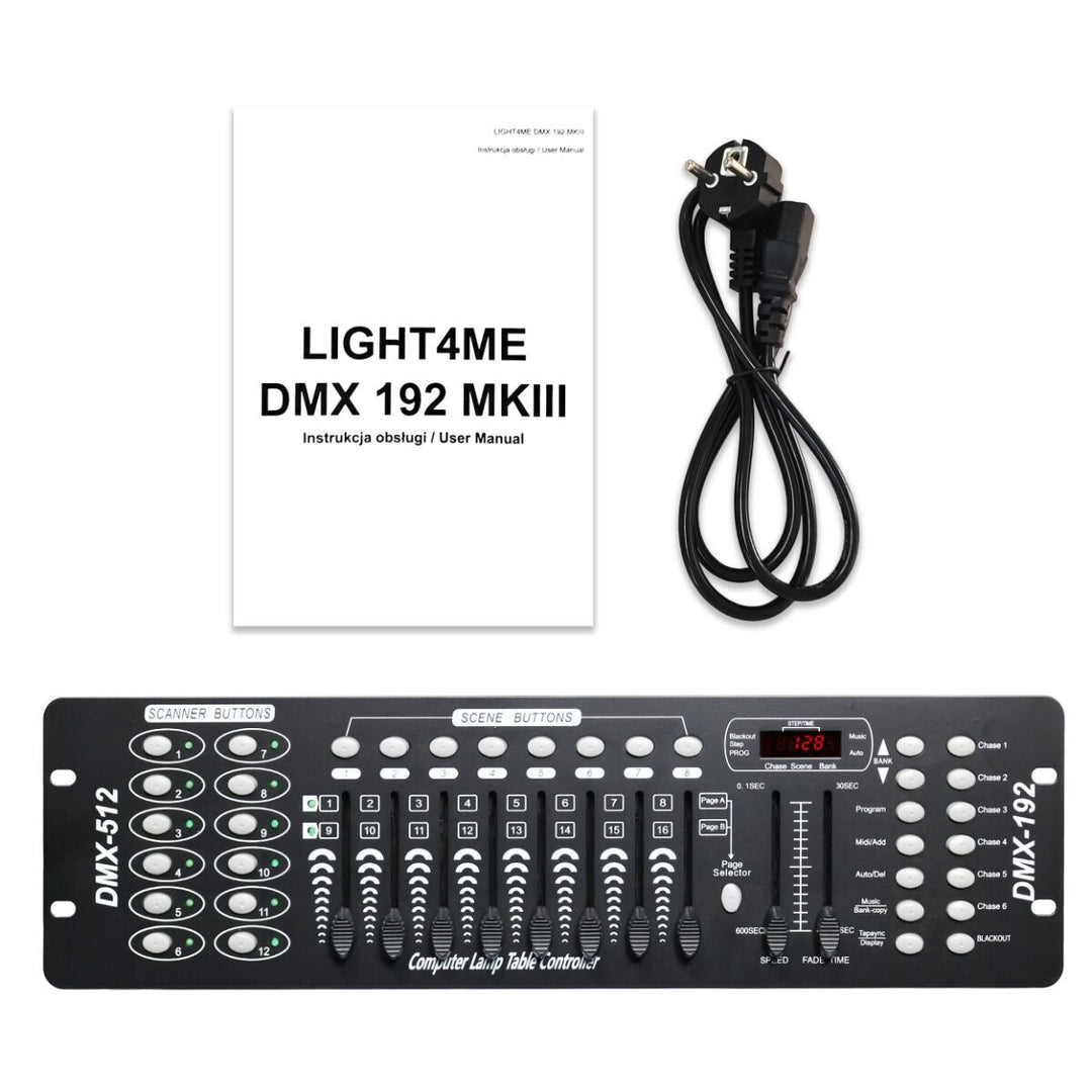 Light4Me DMX 192 MK3 DMX Lichtsteuerpulte