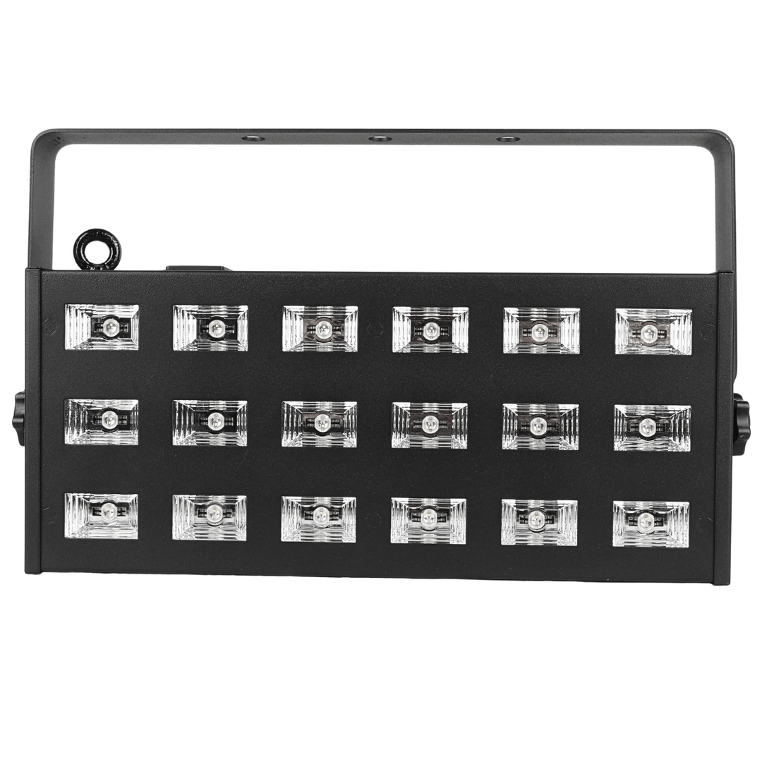 LIGHT4ME LED UV 18x3W Scheinwerfer + strobe DMX