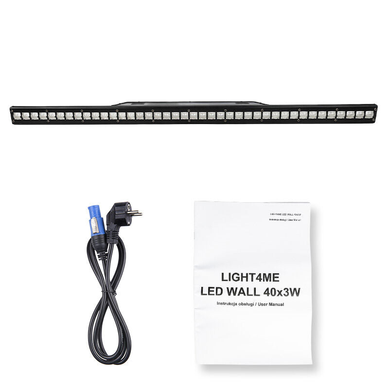 LIGHT4ME LED VÆG 40x3W RGB Lichtstreifen