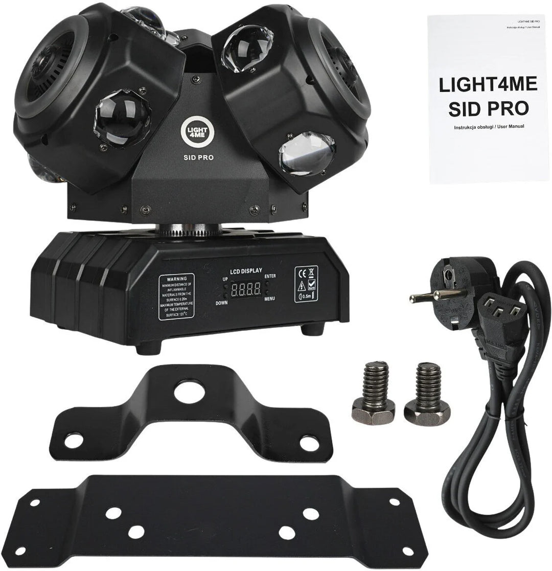 LIGHT4ME SID PRO 5-in-1 bewegliches Multieffektlicht