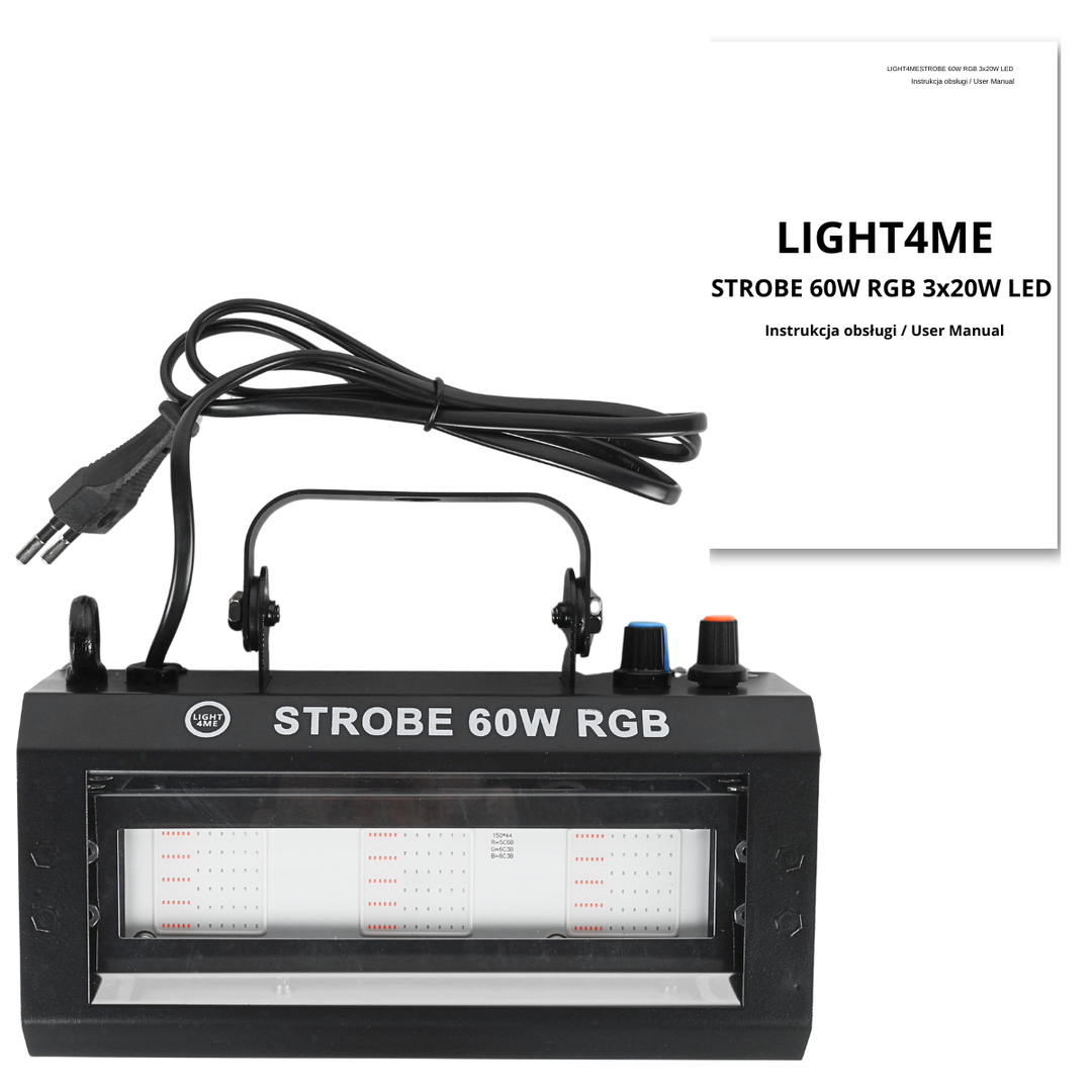 LIGHT4ME STROBE 60W RGB strobe Lichteffekt