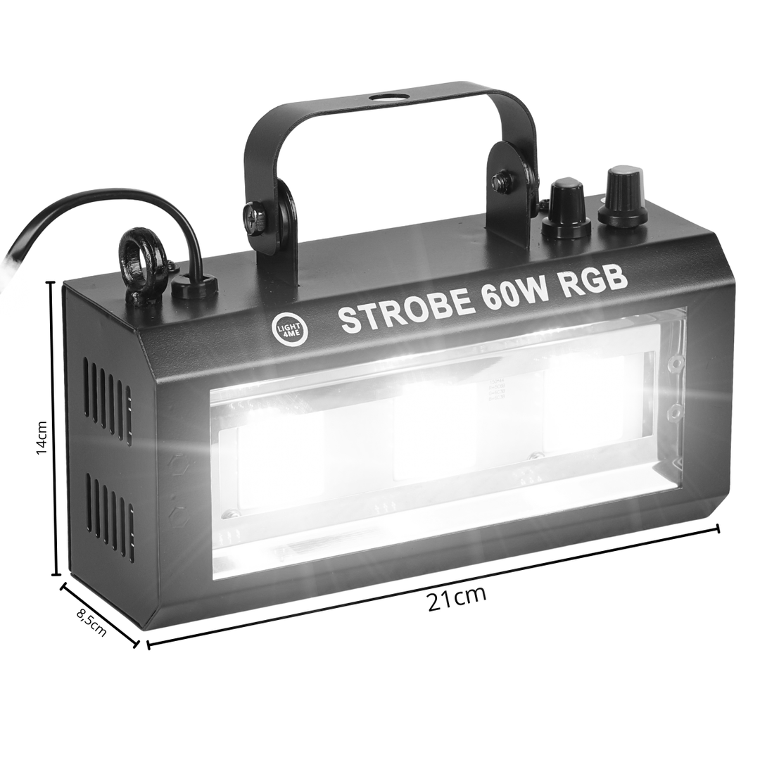 LIGHT4ME STROBE 60W RGB strobe Lichteffekt