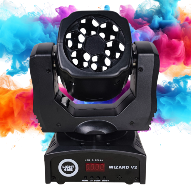 LIGHT4ME WIZARD v2 moving head FX-belysning