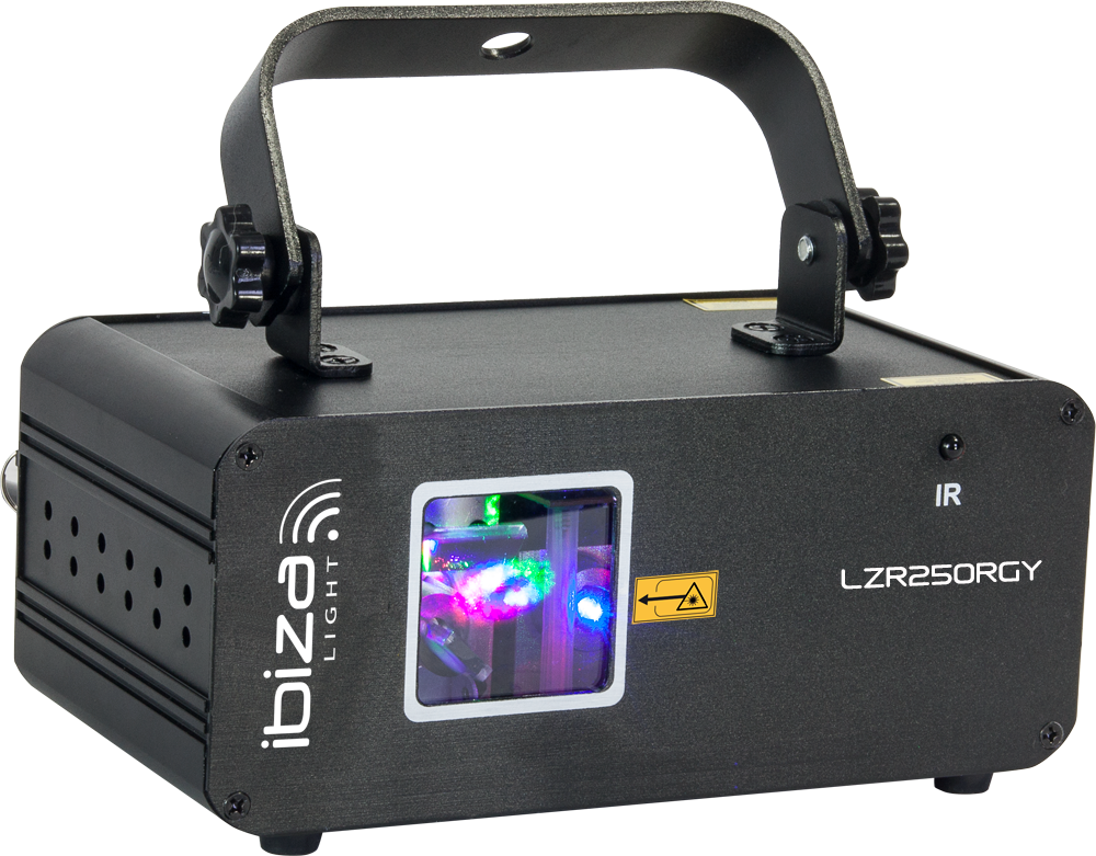 Ibiza LZR 250 RGY Laserlicht