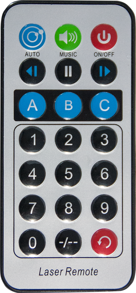 Ibiza LZR 250 RGY Laserlicht