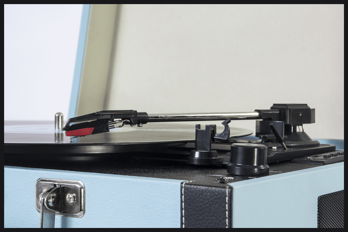 Madison Vintage Plattenspieler m. Bluetooth (Hellblau)