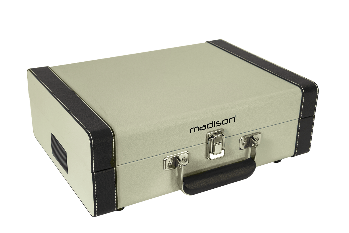 Madison Vintage Plattenspieler mit Bluetooth (Creme)