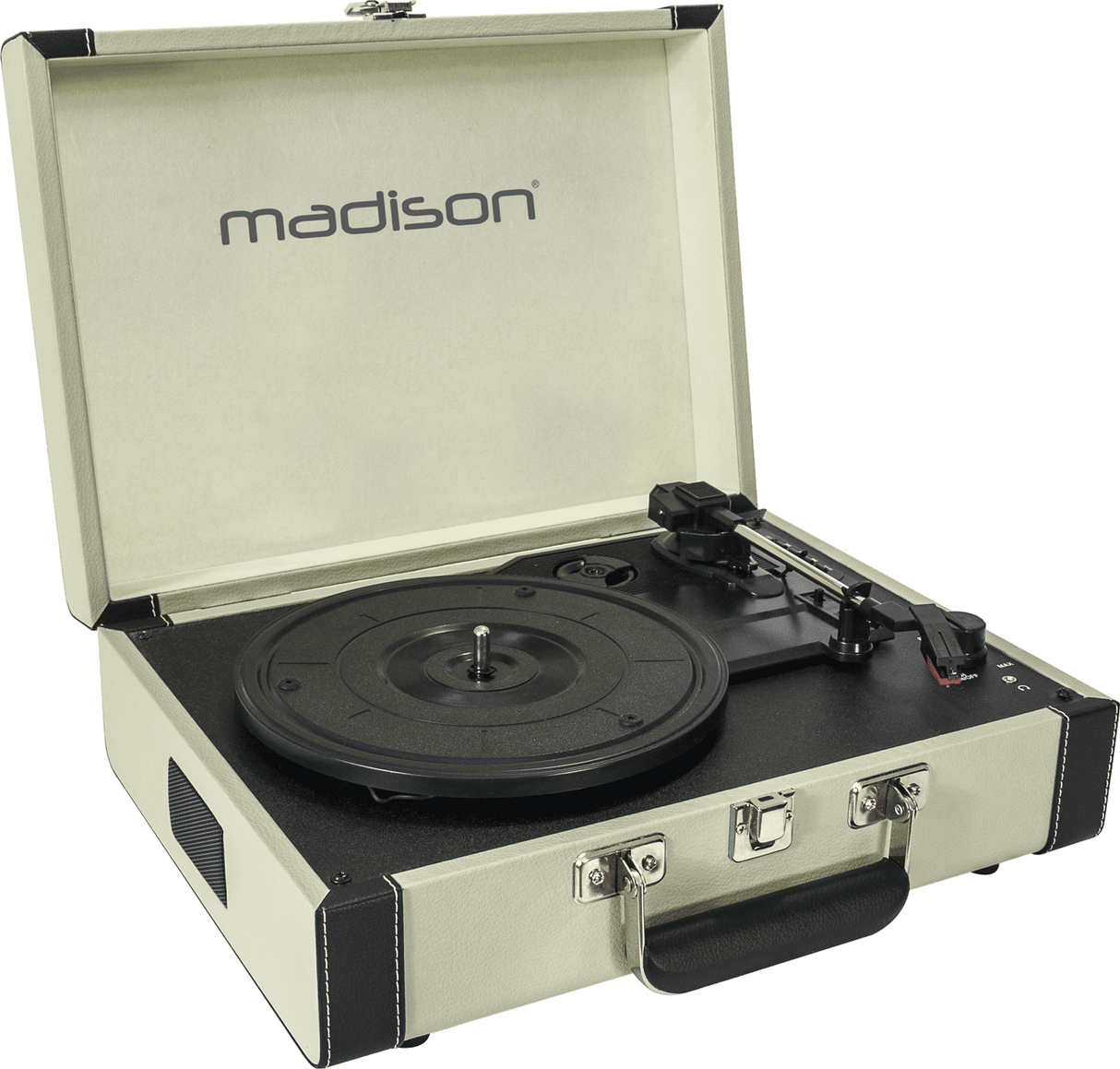 Madison Vintage Plattenspieler mit Bluetooth (Creme)