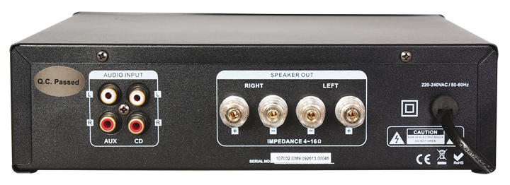 MAD1000 HI-FI Verstärker mit Bluetooth (2x50W)