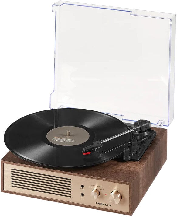 Crosley Miles Plattenspieler, Walnuss