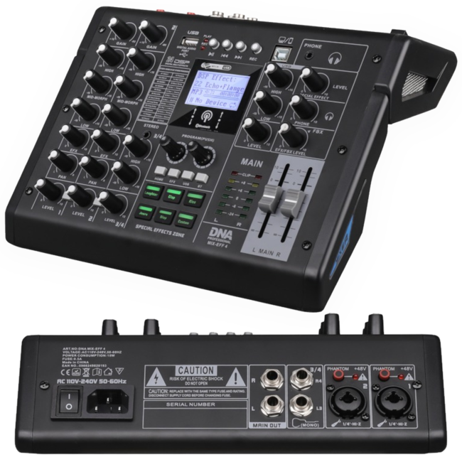 DNA MIX-EFF 4 Kanäle, Bluetooth, USB & DSP