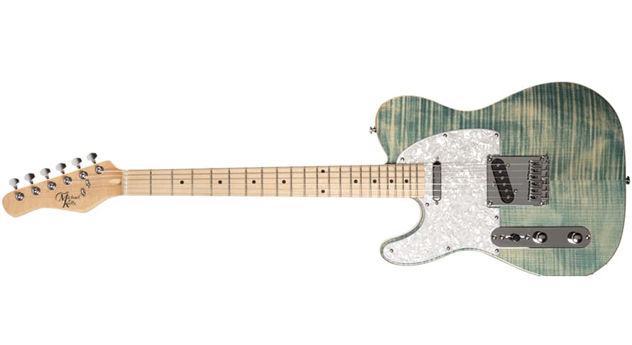 Michael Kelly 1953 Linkshänder-e-gitarre, Blue Jean Wash
