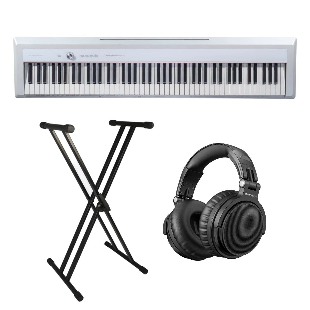 Grooveland P450 E-Piano Pack (Weiß)