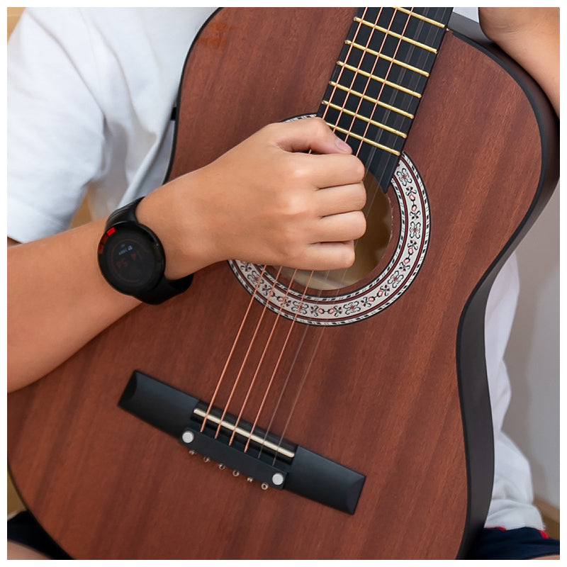 Akustische Kindergitarre 1/2 – Mattschwarz