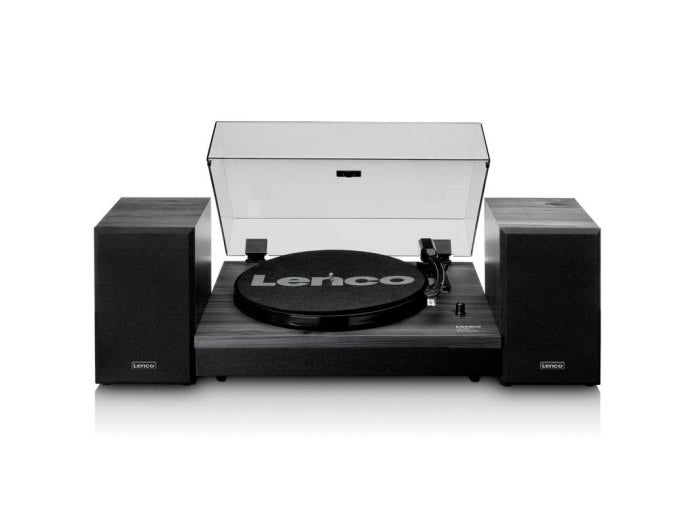 Lenco LS-300 Turntable with Speakers (Black)