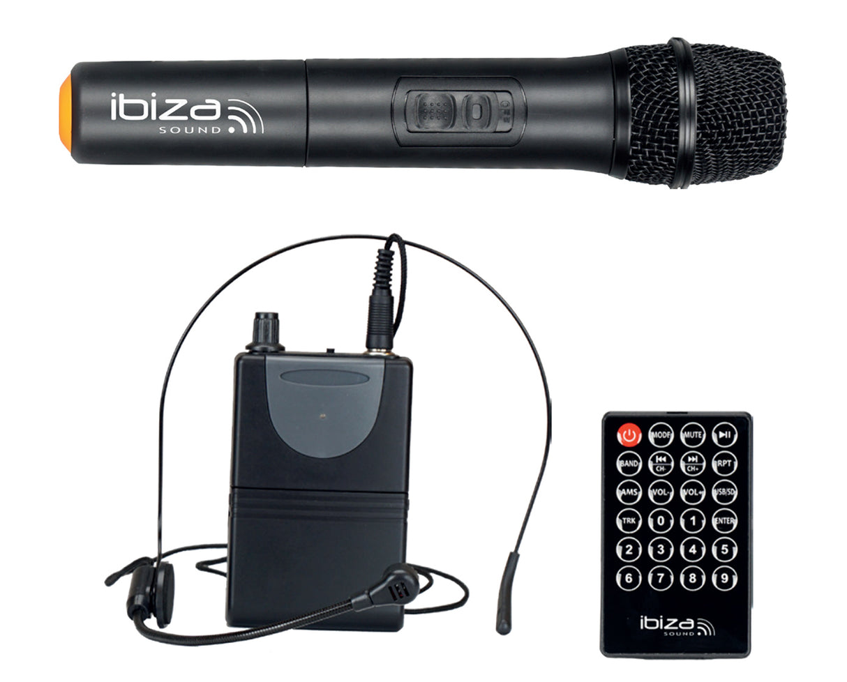 Ibiza PORT12UHF-MKII (Schwarz)