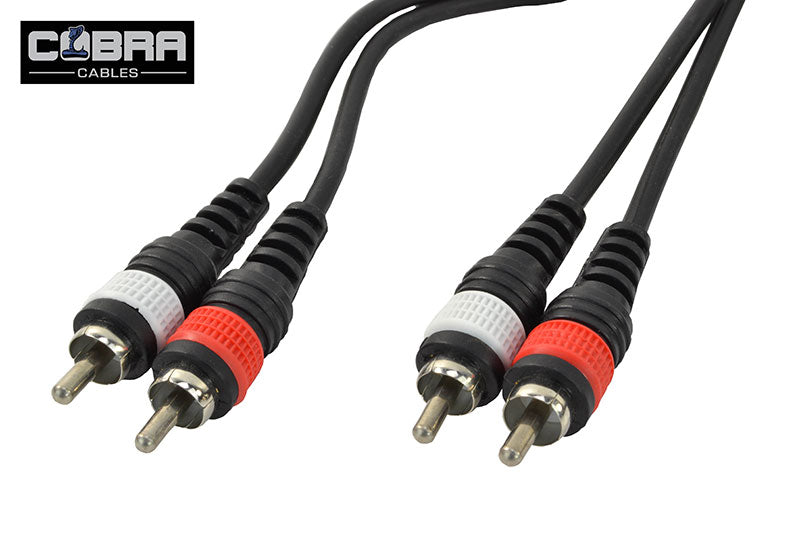 Phono Kabel 2 x RCA Stecker zu 2 x RCA Stecker