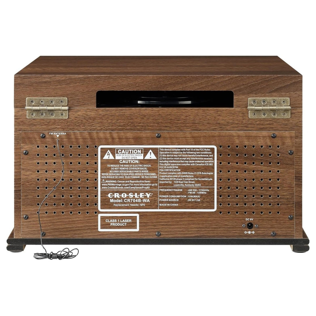 Crosley Musician 8-in-1 Musikanlage, Walnuss