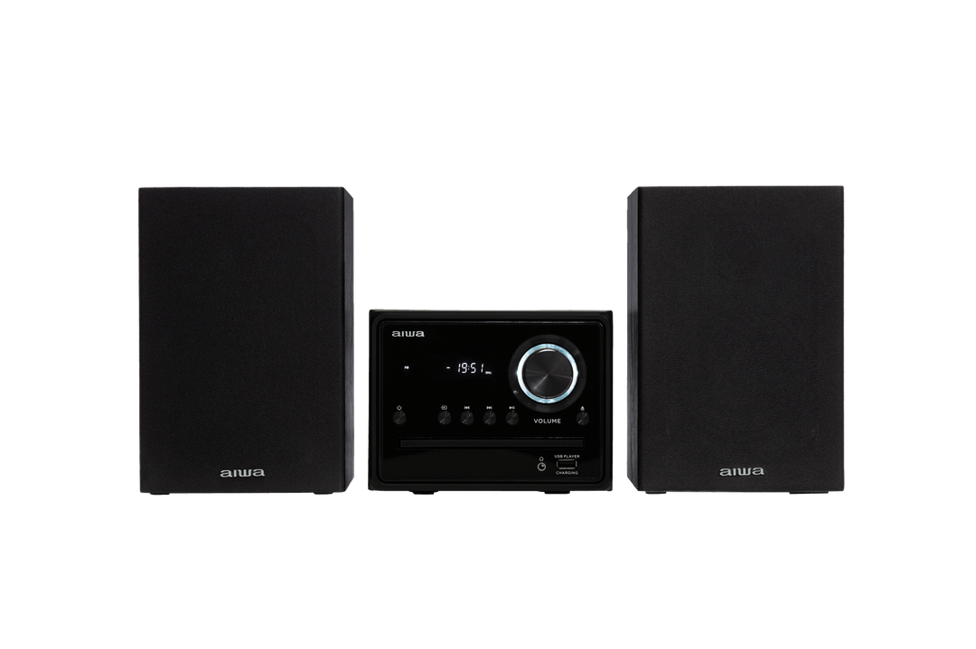 AIWA MCBT-350 Micro-Hi-Fi-Anlage 20 W mit Bluetooth, CD, FM und USB