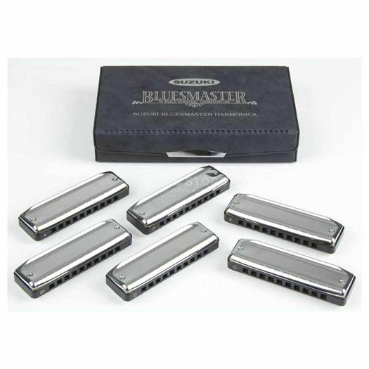 Suzuki Promaster MR-350 Harmonikas Paketlösung mit 6 Tönen - C, G, A, D, F, Bb.